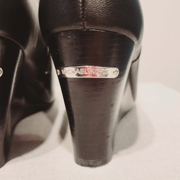 Michael Kors Wedge Ankle Booties w/ Zipper - Picture 5 of 16